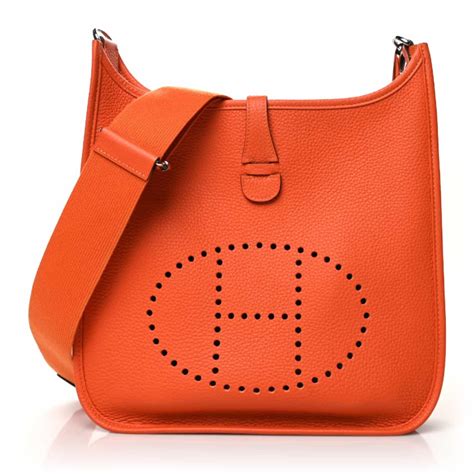 hermes evelyne bag ebay|Hermes evelyne sizes and prices.